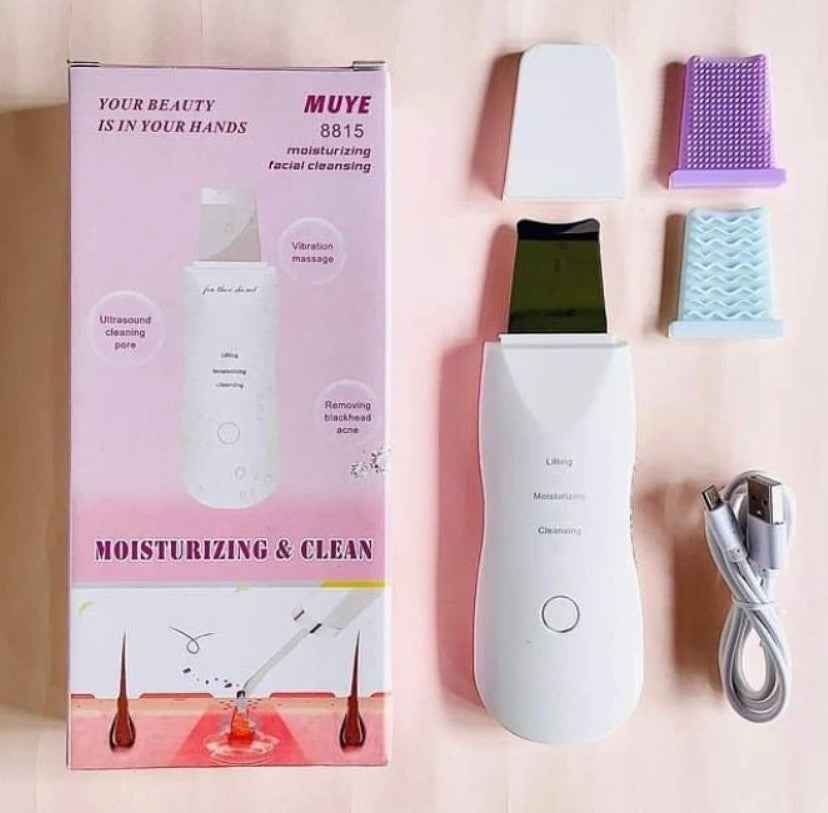 🌸DermaClean Ultra – Limpiador Facial Ultrasónico y Removedor de Impurezas🌸