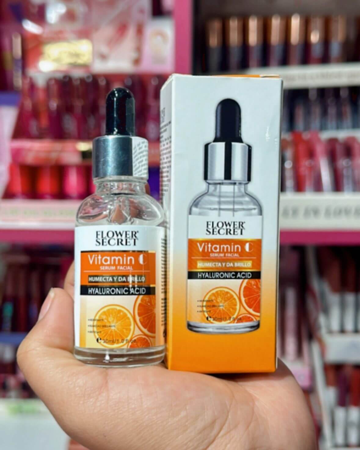 🍊 Sérum Flower Secrets con Vitamina C – Tu Secreto para una Piel Perfecta 😍