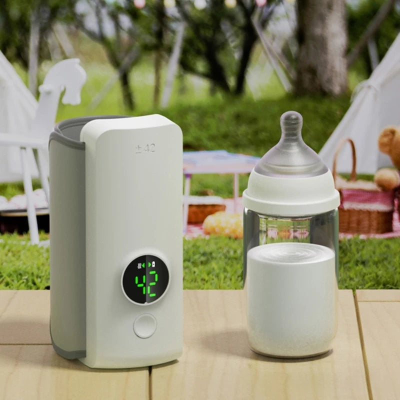Calentador Portátil de Mamaderas BabyHeat™ 🔥🍼 ¡Leche lista en cualquier lugar!