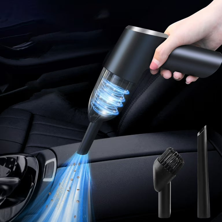 🔹TurboClean Pocket™ 3 en 1 💨 🌀Mini Aspiradora Portátil para Auto y Hogar