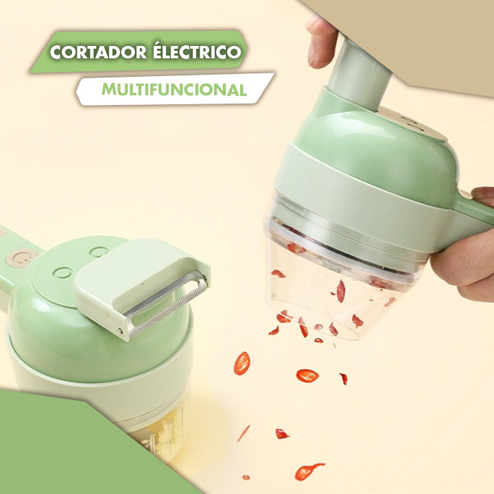 🍆🚀 Cortador de Verduras Eléctrico Portátil SmartCook SliceMaster 2000 – Tu Aliado en la Cocina