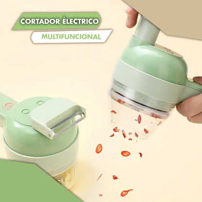 🍆🚀 Cortador de Verduras Eléctrico Portátil SmartCook SliceMaster 2000 – Tu Aliado en la Cocina