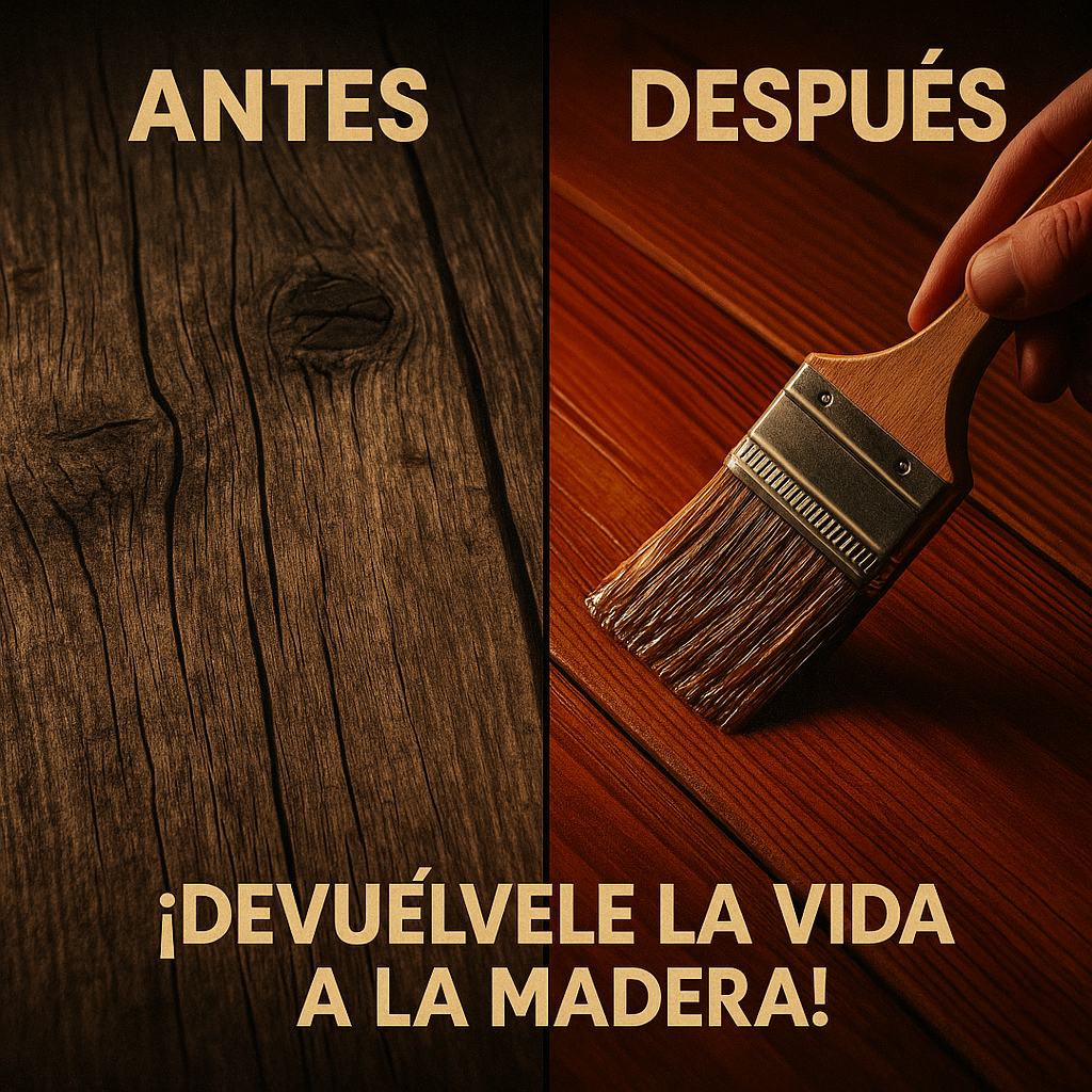 🪵✨ Barniz Petrificante Sellador de Madera – Protección y Brillo Duradero
