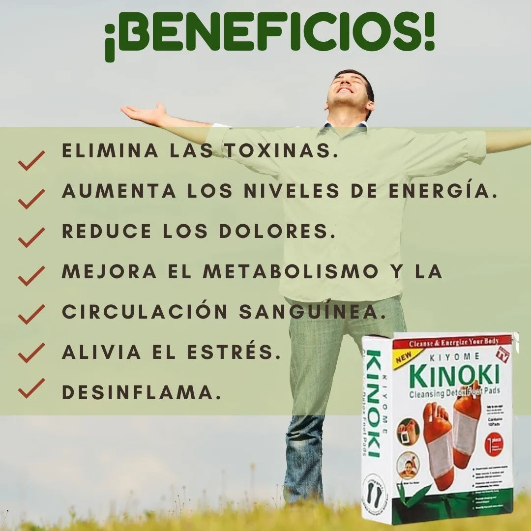 🌿 Pack Bienestar Total – 20 Parches Kinoki Detox + 24 Parches para Várices ✨