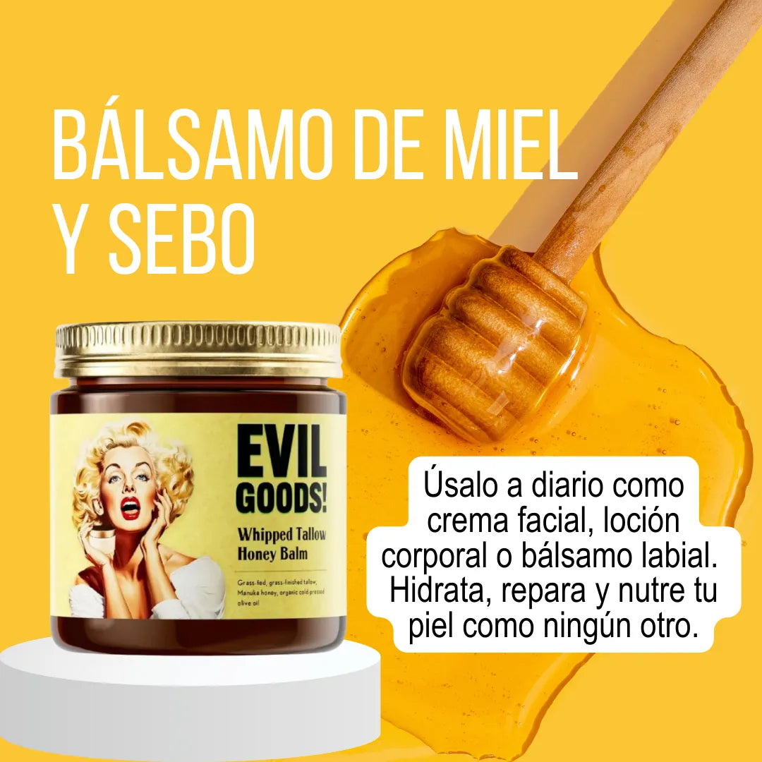 🌸 Bálsamo Corporal & Facial Evil Goods 🌿 Suavidad, Elasticidad y Nutrición Natural
