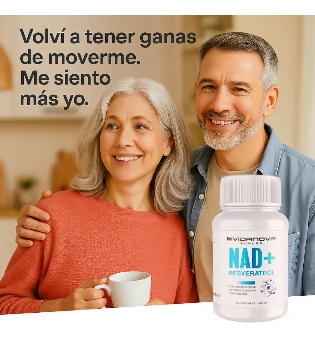 🔬✨ Vidanova Suples Nad+ Resveratrol 1000mg | Antioxidante y Antiedad Natural 💊💥