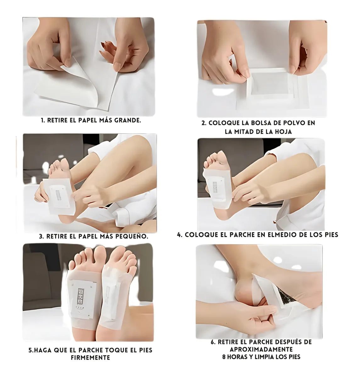 🌿 Pack Bienestar Total – 20 Parches Kinoki Detox + 24 Parches para Várices ✨