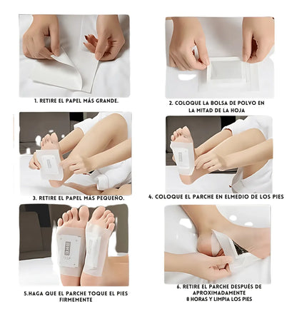 🌿 Pack Bienestar Total – 20 Parches Kinoki Detox + 24 Parches para Várices ✨