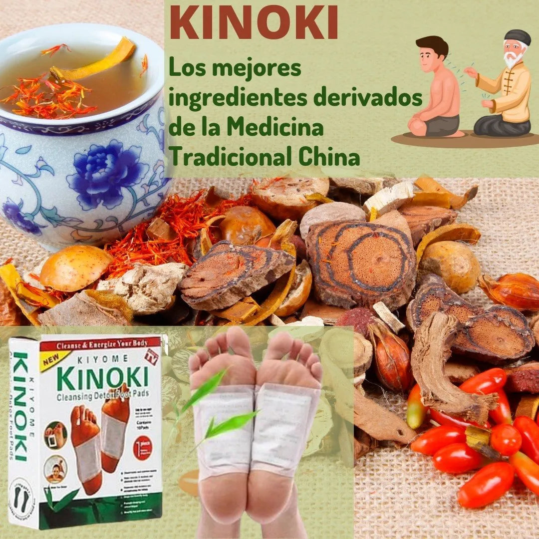 🌿 Pack Bienestar Total – 20 Parches Kinoki Detox + 24 Parches para Várices ✨