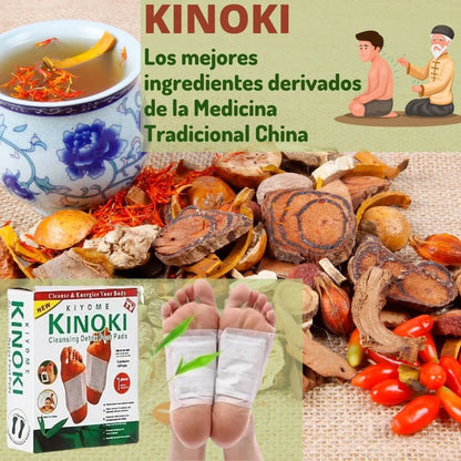 🌿 Pack Bienestar Total – 20 Parches Kinoki Detox + 24 Parches para Várices ✨