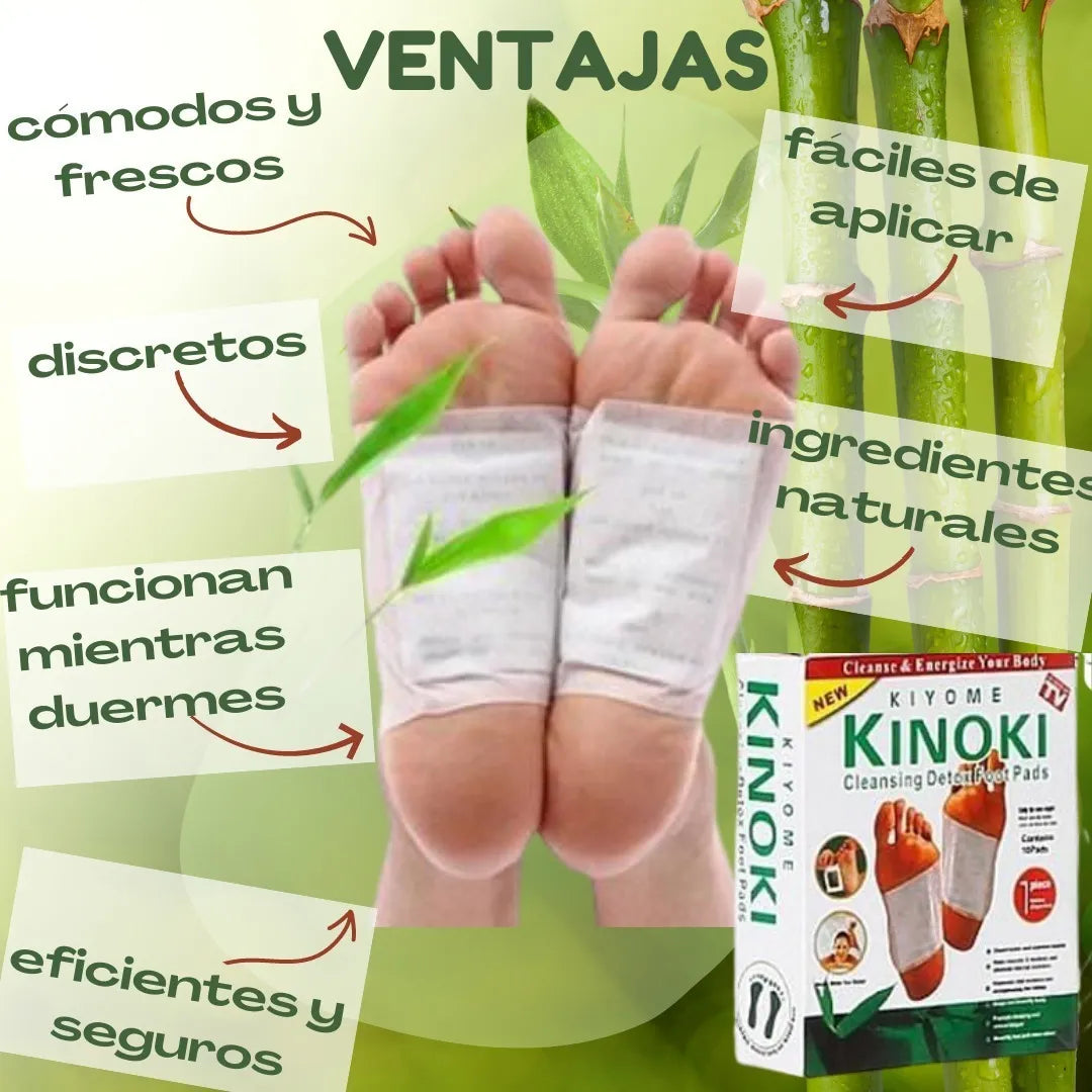 🌿 Pack Bienestar Total – 20 Parches Kinoki Detox + 24 Parches para Várices ✨
