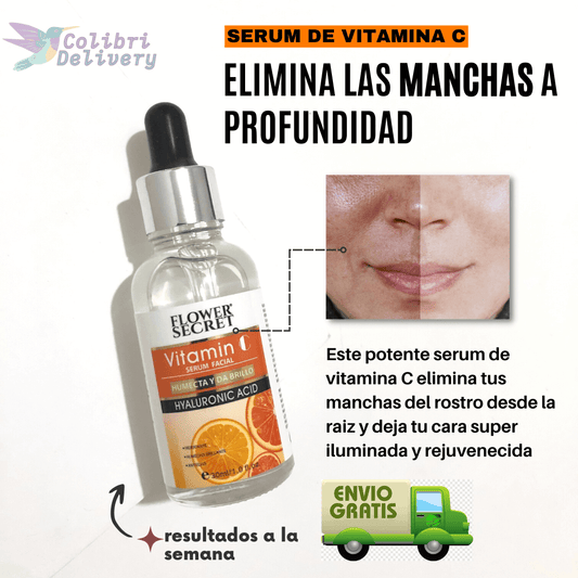 🍊 Sérum Flower Secrets con Vitamina C – Tu Secreto para una Piel Perfecta 😍