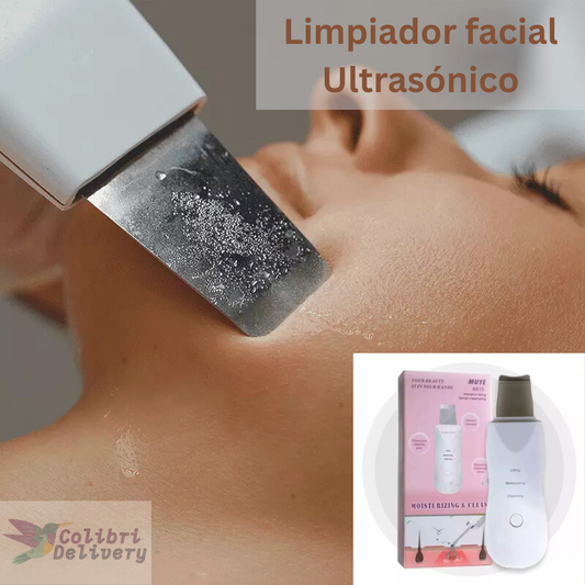 🌸DermaClean Ultra – Limpiador Facial Ultrasónico y Removedor de Impurezas🌸
