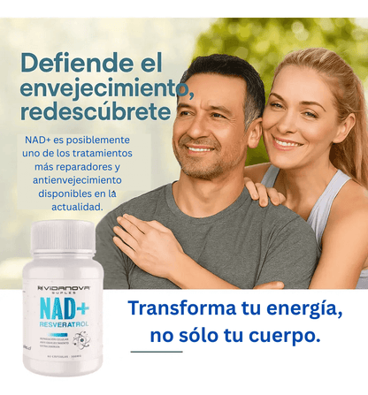 🔬✨ Vidanova Suples Nad+ Resveratrol 1000mg | Antioxidante y Antiedad Natural 💊💥