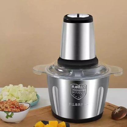 PICADORA ELÉCTRICA KitchenMax ProX2000⏱️ ¡Ahorra tiempo y esfuerzo! –  ⚡ 2 Velocidades 🥩🥒