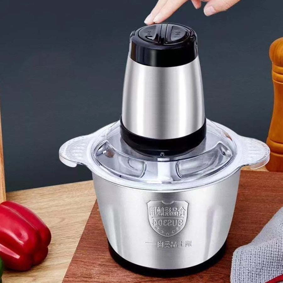 PICADORA ELÉCTRICA KitchenMax ProX2000⏱️ ¡Ahorra tiempo y esfuerzo! –  ⚡ 2 Velocidades 🥩🥒