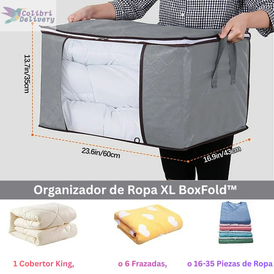 🧺 Organizador de Ropa XL BoxFold™ – Aprovecha Cada Rincón de Tu Casa ✨