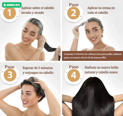 Karseell Collagen 400 gr 💖 – Hidratación Profunda y Brillo de Peluquería 💫 Devuelve la vida a tu cabello seco y dañado desde la primera aplicación.