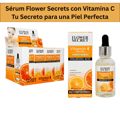 🍊 Sérum Flower Secrets con Vitamina C – Tu Secreto para una Piel Perfecta 😍
