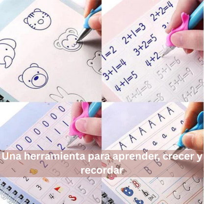 Set de 4 Libros de Caligrafía📚🖋️¡Educación divertida para niños desde los 3 años!