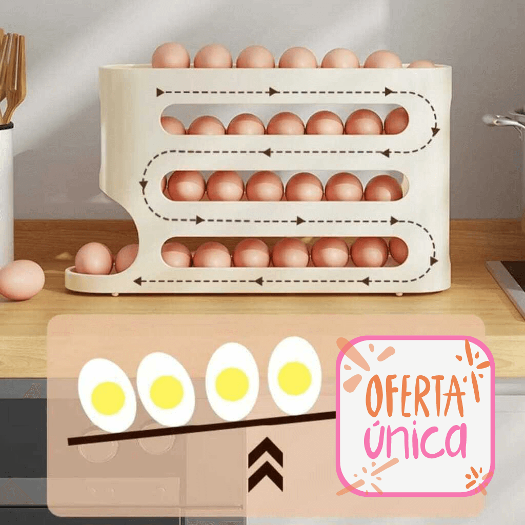 🥚Dispensador de Huevos 4 Niveles 🥚