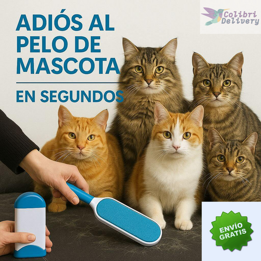 ✨Cepillo Removedor PetClean™ 360 | ¡Pelusa, pelos y desorden bajo control! 🧼🐕  Ideal para sofás, ropa y camas de tus peludos