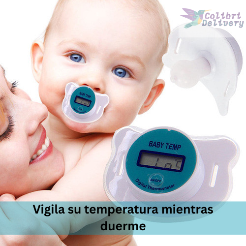 👶 BabyThermo™ Modelo ComfortTemp | Chupete Termómetro Digital para Bebé – Precisión sin molestias