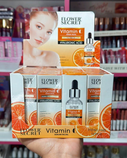 🍊 Sérum Flower Secrets con Vitamina C – Tu Secreto para una Piel Perfecta 😍