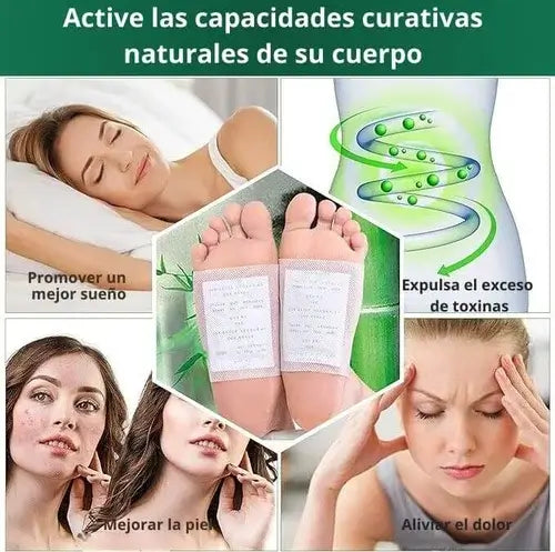 🔥Parches Desintoxicantes para Pies Kinoki (3 CAJAS)👣