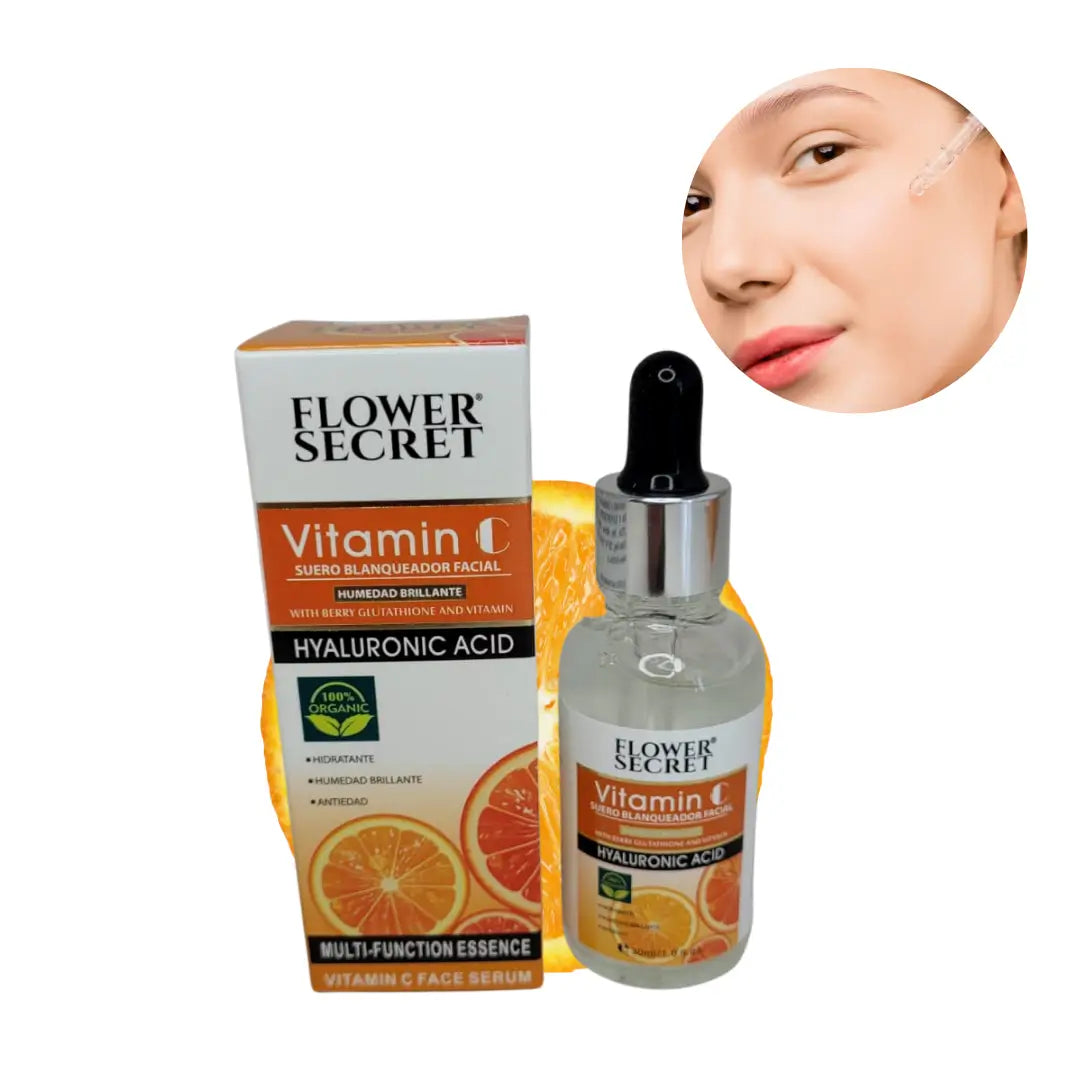 🍊 Sérum Flower Secrets con Vitamina C – Tu Secreto para una Piel Perfecta 😍