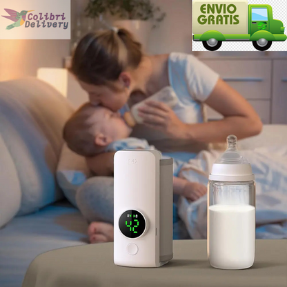 Calentador Portátil de Mamaderas BabyHeat™ 🔥🍼 ¡Leche lista en cualquier lugar!