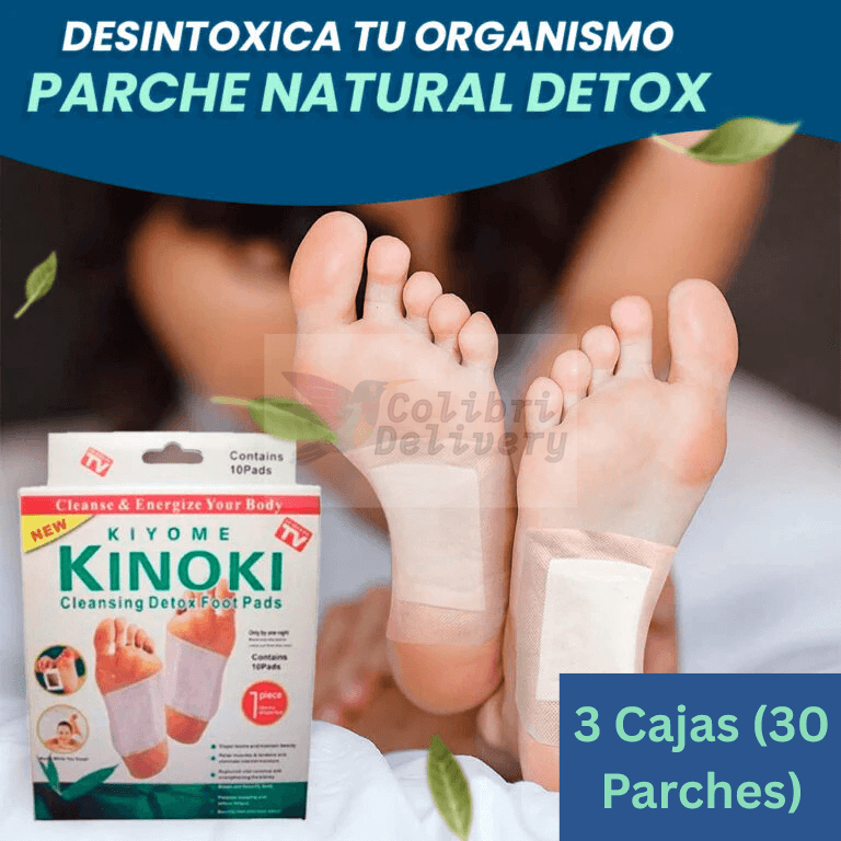 🔥Parches Desintoxicantes para Pies Kinoki (3 CAJAS)👣